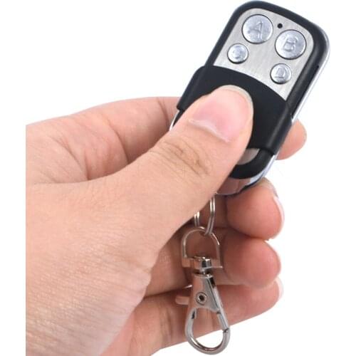 Remote Control 433MHz 4 Channel Wireless Duplicator Clone Learning Code Gate Garage Door Opener Key
