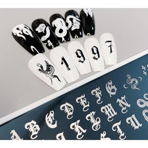 XMQ Steel Nail Art Stamping Plates Template Snak Image Plate Leaves Flowers Design Nail Printing Tools 6*12cm