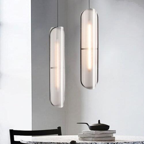 Modern Long Pendant Lighting For Dinning Room Nordic LED Pendant Lamp For Kitchen/Office Luster Luminaire Lampara