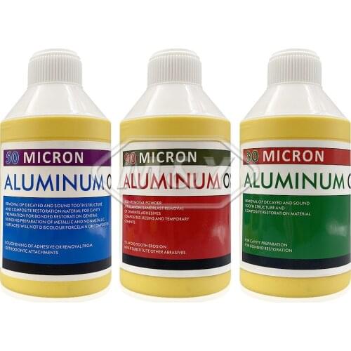 Dental Aluminum Oxide dental sandblaster power 30UM 50UM 90UM Micron Aluminum OXIDE powder