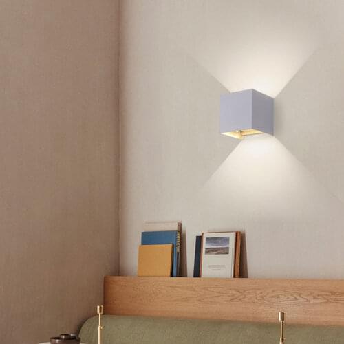 LED IP65 6W 12W Outdoor waterproof Wall Light Adjustable Angle Modern Wall Lamp For Garden Gate Porch Corridor