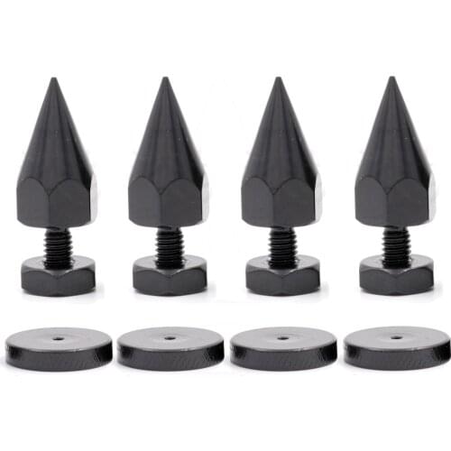 4PCS M8x40 M6x40 Speaker Spike Amplifier Shockproof Isolation Stand Feet Cone Base Pads