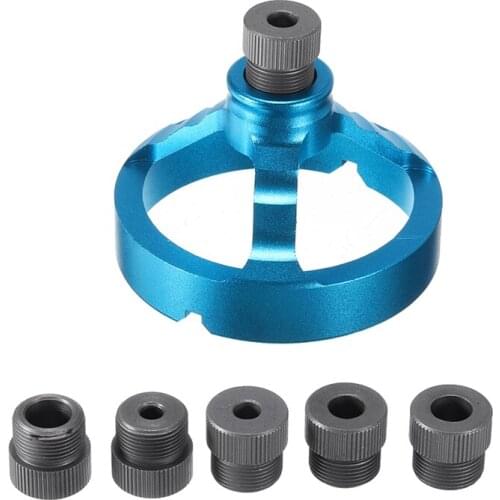 5/6/7/8/9/10mm Vertical Drill Guide Fixture Aluminum Alloy Straight Corner Round V Drill Punch Locator Woodworking Tool