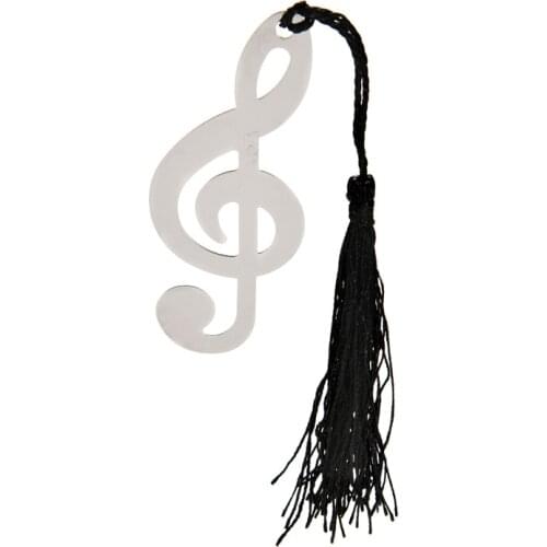 Vintage Chinese Ducument Books Markers Label Alloy Sliver Music Note Bookmark School Book mark Stationery Exquisite Gifts