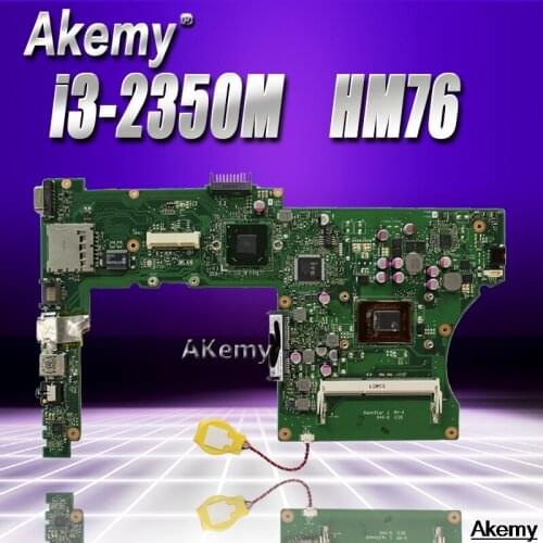 X401A rev3.0 motherboard For Asus X301A X401A F401A New original mianboard i3-2350M HM76 Test ok 14 inch dedicated