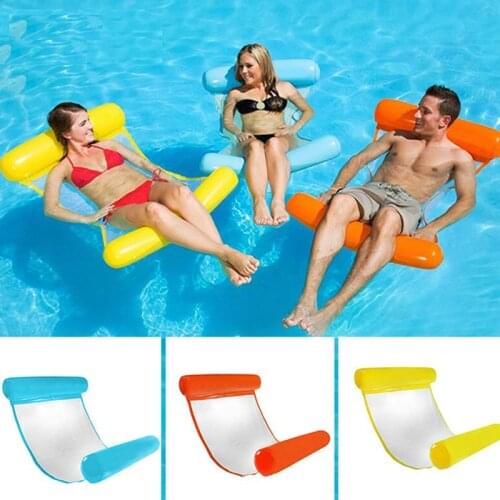 1 Pc Floating Pool Water Hammock Float Lounger Floating Inflatable Pool Bed Net Cover