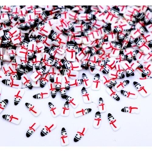10g/Lot Snowman Slices Sprinkles For Slime Supplies Toy Polymer Clay Charms Accessories Addition For Fluffy Clear Slime