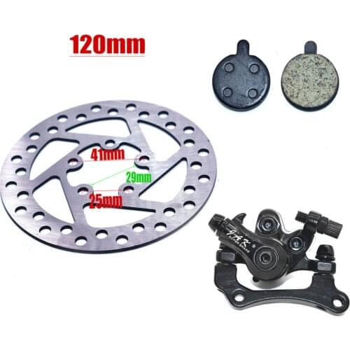 10 inch M365 Electric Scooter Brake and 110/120mm Brake with Brake Pads Disc for Kugoo M4 Kick Scooter Skateboard Accessories