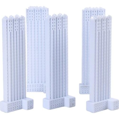 5Pcs DIY Model Building Kits Material Home Office Building Model Miniature Landscape Decoration Kids Toy