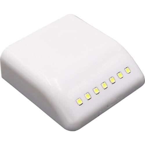 Wireless Cabinet Counter Light LED Motion Sensor Lamp Battery Powered Square