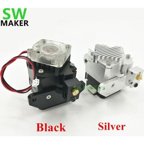 All metal Prusa i3 Titan Aero extruder with motor + E3D Titan Aero Heat sink + V6 hotend j-head + fan for MK2 3D printer machine