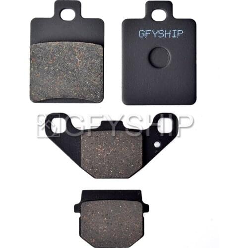 For Piaggio NRG 50 Power DD Pure Jet Silver Bullet 2004-2018 2005 2017 Motorcycle Brake Pads Front Rear Pad Moto Accessories