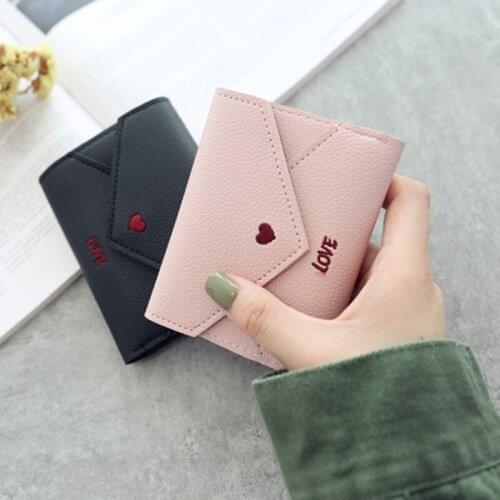 Droppshiping Women Lady Wallets Purse Short Design Letters Fashion For Coin Money Cards Holder d88