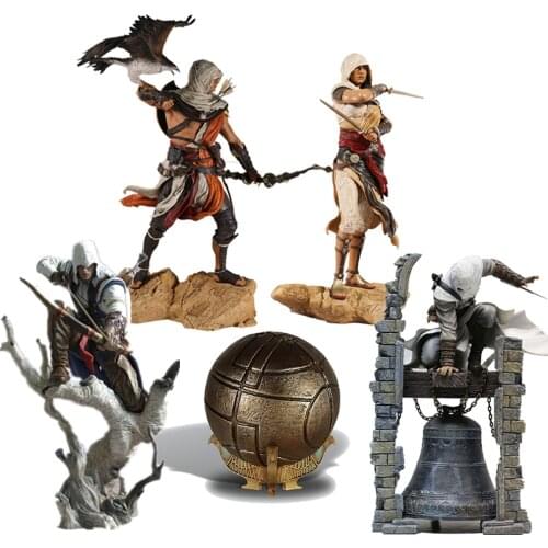 28cm Creed Origins Bayek Aya Altair The Legendary Conner Eden Apple of Eden Action Figure Model Toys Doll Christmas Gifts