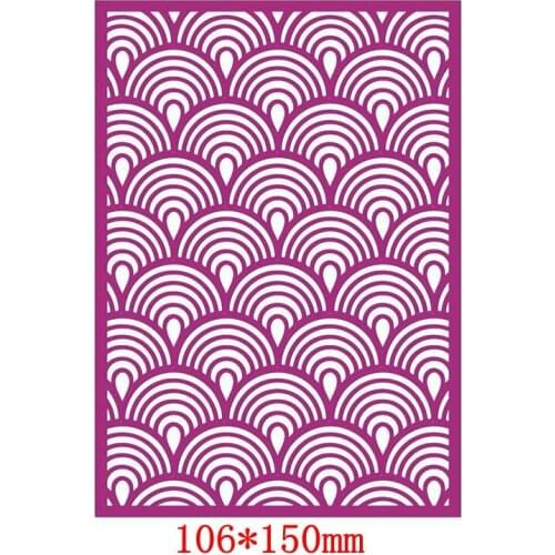 Scallop Cover-up Frame Metal Cutting Dies Stencils for DIY Scrapbooking Photo Album Decorative Embossing Paper Crafts Die Cut