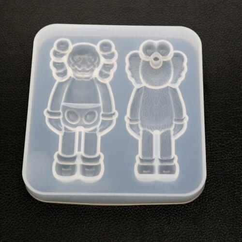 Crystal AB Epoxy Mold Mobile Phone Shell Keychain Ornaments 18030