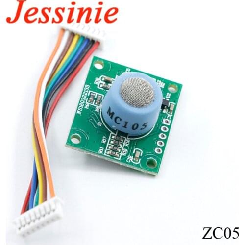 ZC05 Household Gas Sensor Module 100ppm UART Digital Output Methane Household Combustible Natural Gas Detection with Cable