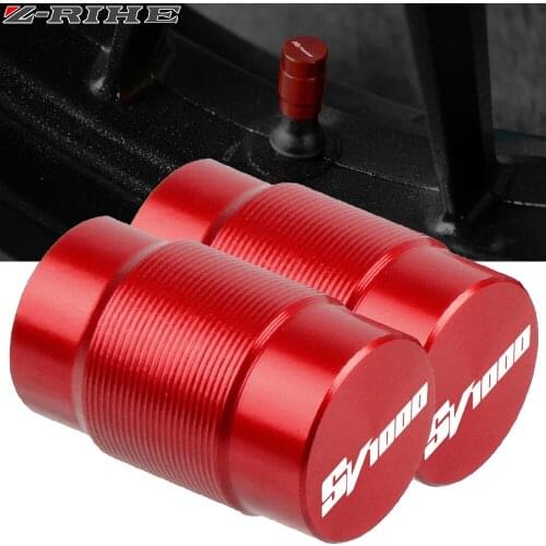 Motorcycle Accessorie Wheel Tire Valve Stem Caps CNC Airtight Covers For SUZUKI SV1000 SV 1000S SV 1000 S SV1000 S 2003-2007