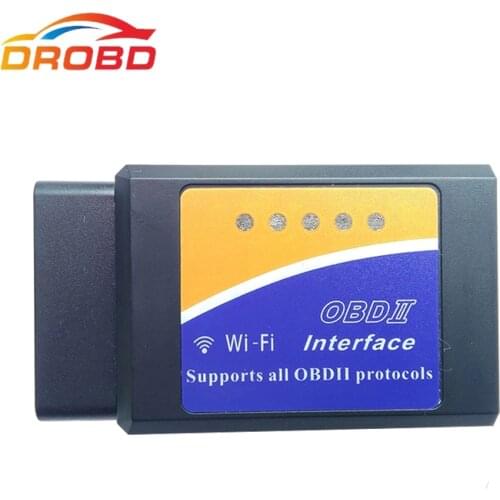 OBD ELM327 V1.5 Wifi Supports all AT command Super MINI ELM 327 Version 1.5 OBD2 / OBDII for Android /IOS /PC Car Code Scanner