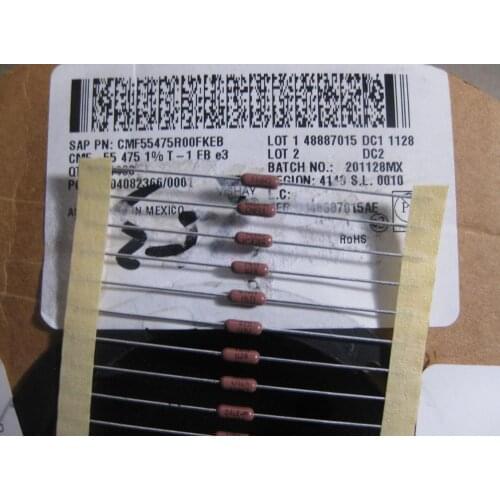 Original new 100% CMF55475R00FKEB 475R 1% 1/2W metal film resistance 100PPM/C (Inductor)