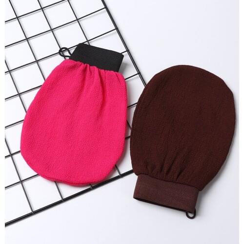 Bath Glove Moroccan Scrub Exfoliating Body Facial Tan Massage Mitt NEW Shower Exfoliating Towel Body Rub Extreme Comfort