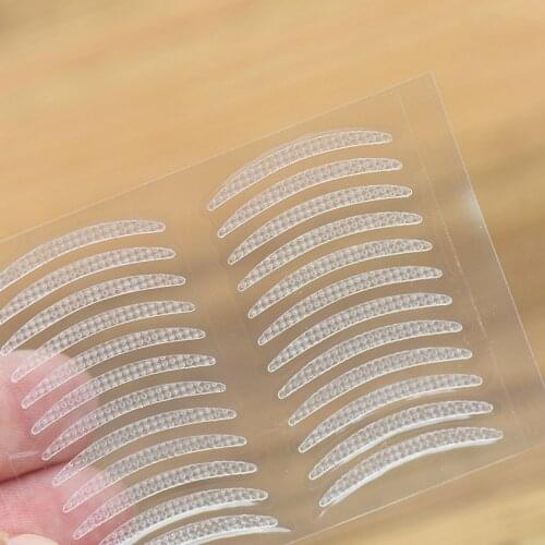 Popular Olive-shaped Lace Transparent Eyelid Sticker Invisible Eyelid Paste Self-adhesive Double Eye Tape Make Up Tool