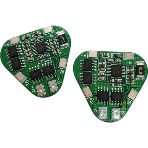 PCB Protection Board,2Pcs 3S 12V 8A Li-Ion 11.1V 18650 Lithium Battery Protection Board BMS PCB Short Circuit Protection