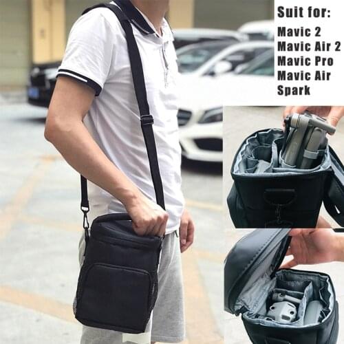 Mavic Mini 2 Combo Shoulder Bag Drone Body Battery Remote Controller Carrying Handbag for DJI Mavic Air 2 Pro Spark Storing Case