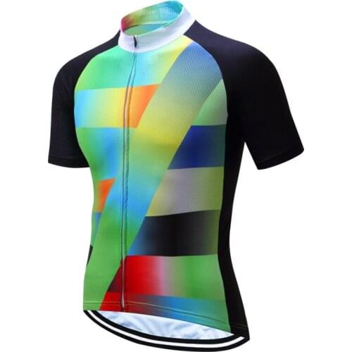 TELEYI 2017 orica 100% Polyester Summer Bike Shirt Ropa Ciclismo Breathable Sport Bicycle Clothes Mountain Bike Cycling Jersey