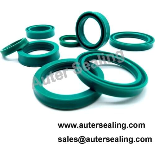 UR ID=105-200 mm Double lips U seal Hydraulic cylinder Rod U-ring type BS Polyurethane PU Rubber ROD SEAL with a lip