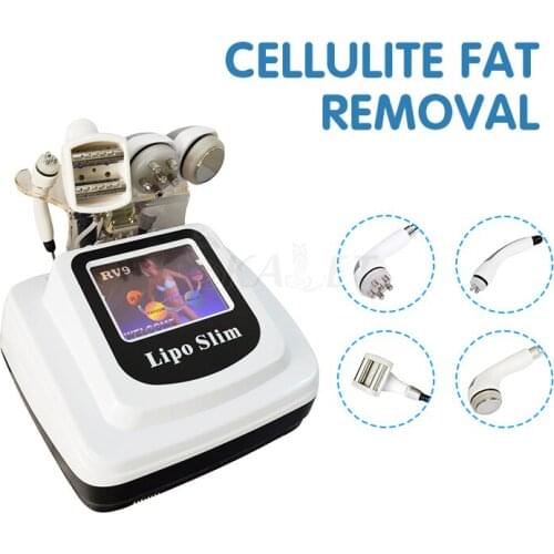 4 In 1 Ultrasonic Cavitation RF Vacuum Beauty Machine for Face Lifting Lose Weight Roller Skin Tightening