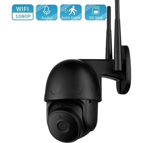 Wifi IP Camera 1080P 2MP Pan Tilt Rotatable AI Human Recognition Auto Tracking Two Way Audio H.265 Wireless Security CCTV Camera