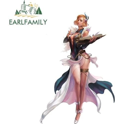 EARLFAMILY 13cm x 8.9cm for Heesoo Jeon Fantasy Girl Car Assessoires Stickers Scratch-Proof Windshield Decal Car Door Protector