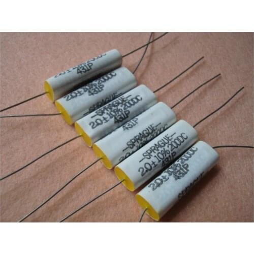 1pcs/1lot US SPRAGUE Sibi 431P 200V 2UF generation 2.2UF antique frequency divider HI-FI capacitor infinite capacitor