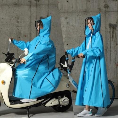 2020 Hot Sale Long men women raincoat covers Impermeable Rainwear Capa de chuva chubasquero Poncho Waterproof Hooded Rain Coat