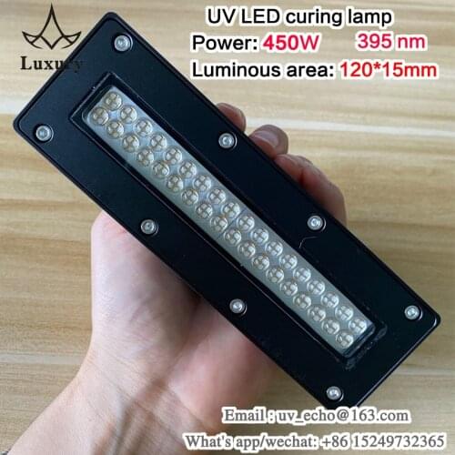 395nm Water-Cooled UV LED Ink Curing Lamp, For UV Flatbed Printers, Express Drying UV Lamps, Ultraviolet Blue-Violet Light