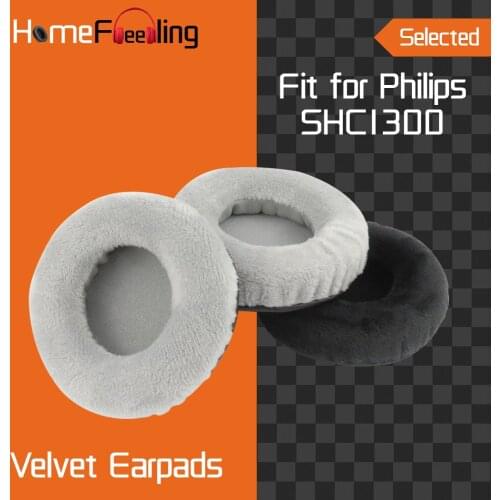 Homefeeling Earpads for Philips SHC1300 Headphones Earpad Cushions Covers Velvet Ear Pad Replacement