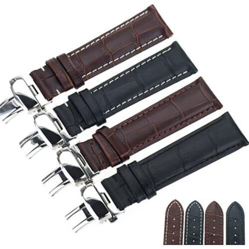 ISUNZUN Watch Straps For Mido Universal Genuine leather Watch Band 18/19/20/21/22mm Bracelet Watche Accessories Watchbands