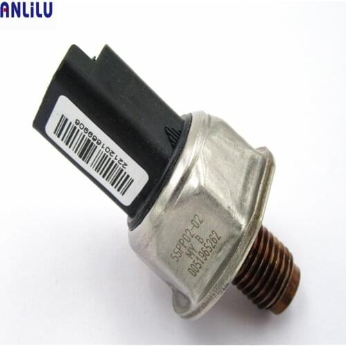OEM 55PP02-02 55PP0202 Fuel Rail Pressure Sensor Suitable for Citroen C4 C5 C8 Peugeot 206 307 Partner 2.0HDi