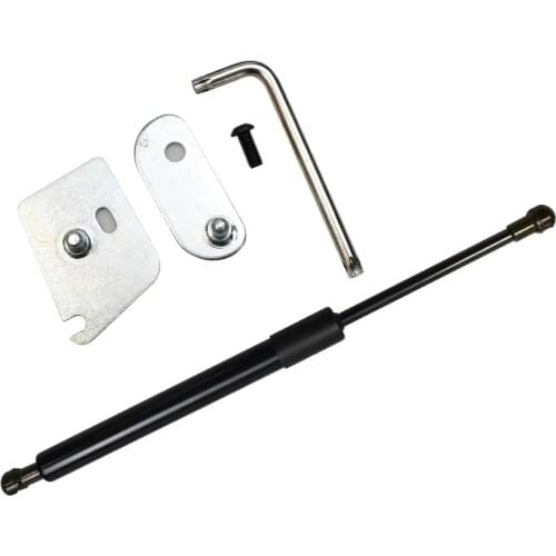 For 2015-2018 Ford F-150 XLT DZ43204 Pickup Accessories Stainless Rear Tailgate Slow Down Gas Shock Assist Struts Damper