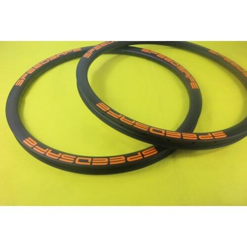 SPEEDSAFE 520g/pc 650B MTB DH carbon rims 32mm wide 34mm deep clincher tubless UD 3K 28 32 holes DownHill mountain bike wheels