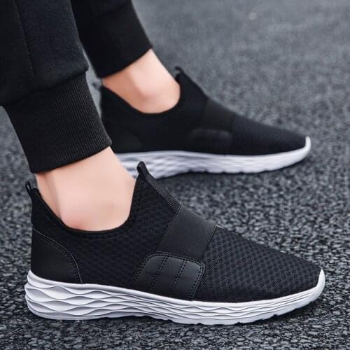 Sneakers Men Shoes Mesh Slip On Running Shoes Tenis Sneakers Men Light White Shoes Platform Mujer Shoes Man Sneakers