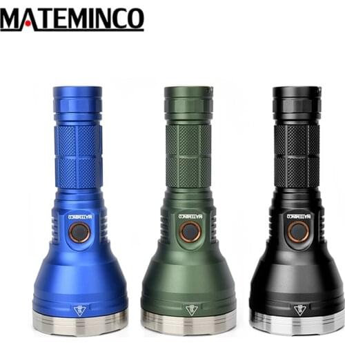 MATEMINCO MT90 mini long rang flashlight SBT90.2 LED 4500 lumens trow 1428 meters Type-C USB charging hunting and camping torch