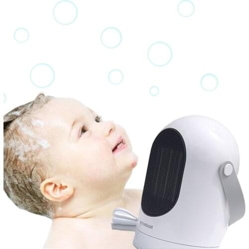 Heater Mini EU/US/UK Baby Bath Warmer Household Electric Heater Winter Shaking His Head 600W Portable 3 Seconds Hot Air Heater