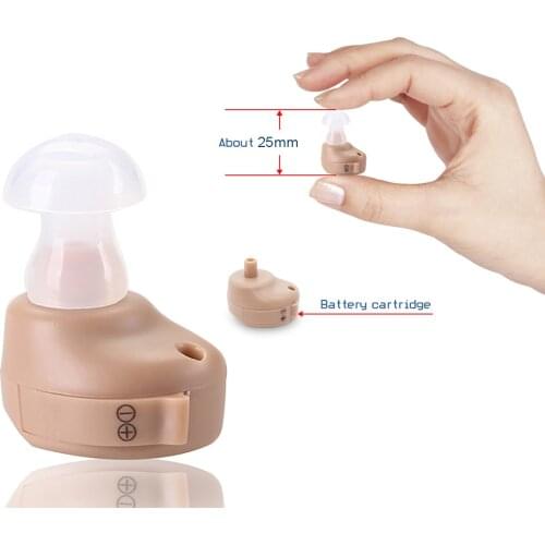 Mini Hearing Aids Inner Ears Invisible Hearing Aid Amplify Listening Devices Adjustable Sound Amplifier