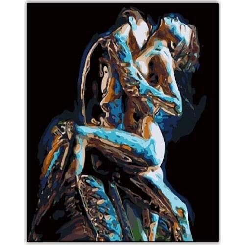 Full Square 5d DIY Diamond Painting Set Abstract Body Art Sexy Picture Cross Stitch Kit Diamond Art Paintings Home Decor P108