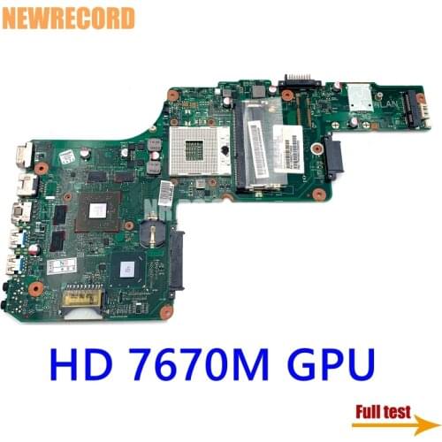 NEWRECORD V000275060 DK10FG-6050A2491301-MB-A03 For TOSHIBA Satellite S855 C855 L855 laptop motherboard HD 7670M GPU HM76 DDR3