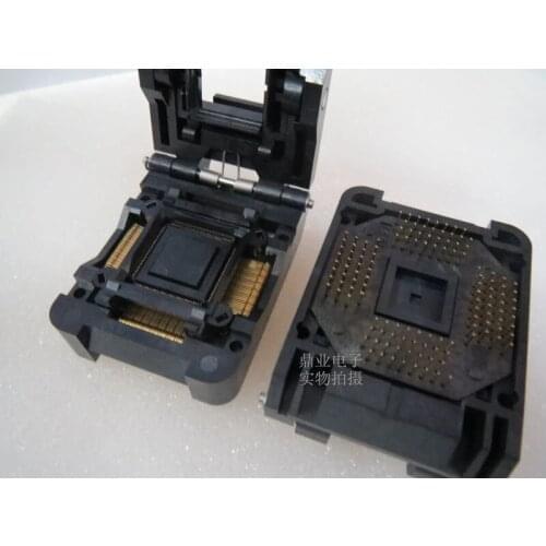 Original YAMAICHI IC Test Seat IC51-1284-1788 Burning Programmer LQFP128 Socket Adapter