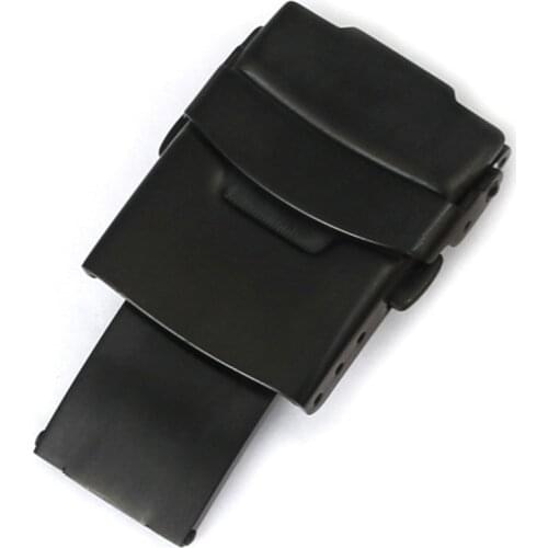 Fold Watch Band Buckle Double Butterfly Watchband Push Clasp Button Clasp Buckles Watch Accessories 16mm 18mm 20mm 22mm 24mm