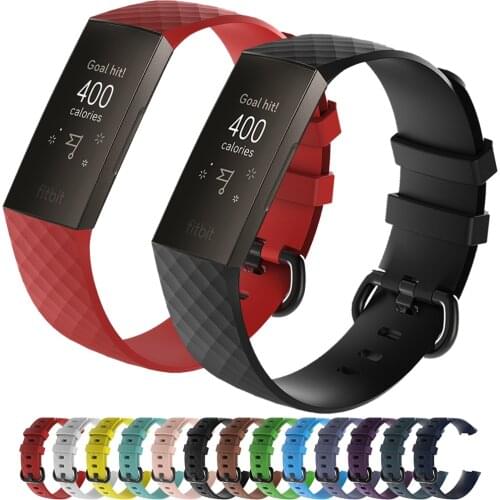 Band for Fitbit Charge 3 4 Replacement Wristband Silicone Strap Sports Strap for Fitbit Smart Watch Band Fitbit Strap